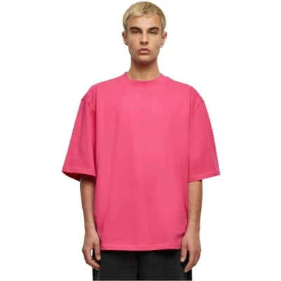 Abbildung von Build Your Brand Herren BY256 Oversized Sleeve Tee T Shirt, hibiskuspink, 4XL