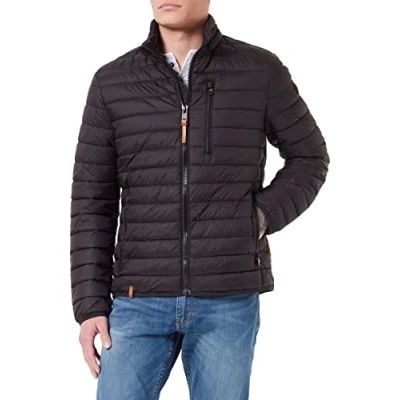 Abbildung von camel active Herren Jacke Leichte Steppjacke Ohne Kapuze, Schwarz, 31