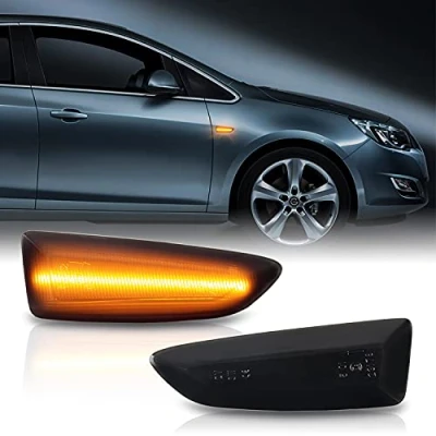 Abbildung von LED SEITENBLINKER passend für OPEL Crossland X Grandland BJ ab 2017&gt; SCHWARZ