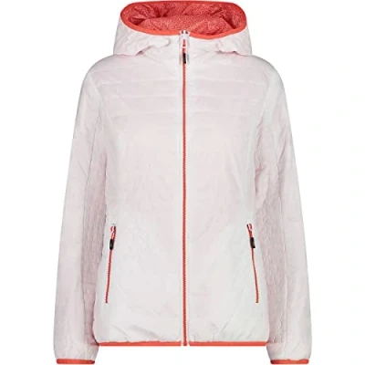 Abbildung von CMP Damen Wendejacke mit fester Kapuze, Weiss, D34