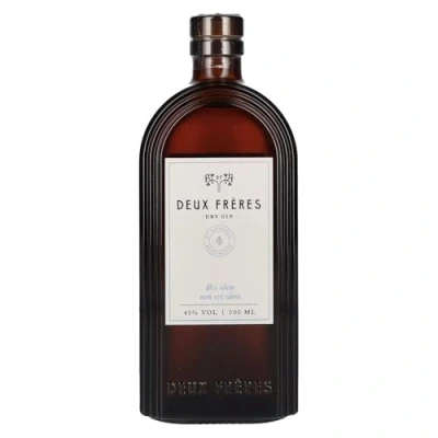 Abbildung von Deux Frères Dry Gin 500 ml Mit 25 Botanicals Farbveränderung beim Servieren Klassisch, würziger London