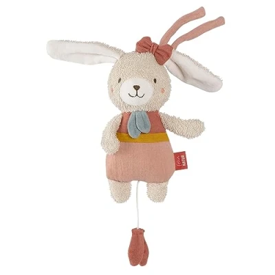 Abbildung von Fehn Spieluhr fehnNATUR, Hase, mit herausnehmbarem Spielwerk