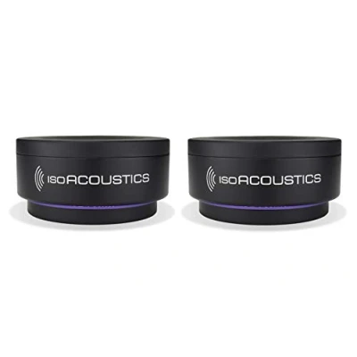 Abbildung von IsoAcoustics Iso Puck Serie mit akustischen Isolatoren 76, 18 kg max./Stück, 2 Stk.