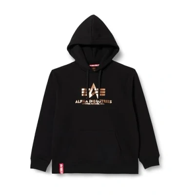 Abbildung von Alpha Industries Kapuzenpullover, Herren, Größe: XXL, Black cupper