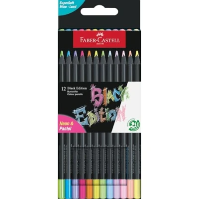 Abbildung von Kleurpotlood FC Black Ed. neon+pastel in karton