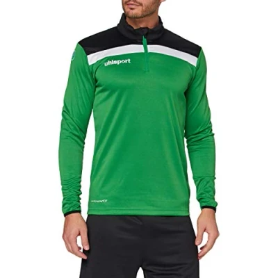Abbildung von uhlsport Offense Langarmshirt für Kinder, Größe: 116, Grün/schwarz/weiß