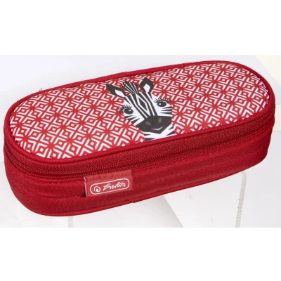 Abbildung von herlitz 50038428 Faulenzer Etui, Cute Animals Zebra, 1 Stück