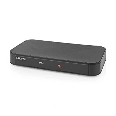 Abbildung von Nedis Digital Audio Converter 2 Weg Anschlüsse Eingang: DC Power / 1x HDMI Eingang Ausgang: Ausgang eARC Automatisch Anthrazit