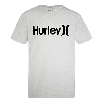 Abbildung von Hurley Unisex Kinder One and Only Graphic T Shirt, Birke Heather, Klein