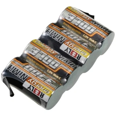 Abbildung von Reely Modellbau Akkupack (NiMh) 4.8 V 3700 mAh Zellen Zahl: 4 Sub C Side by