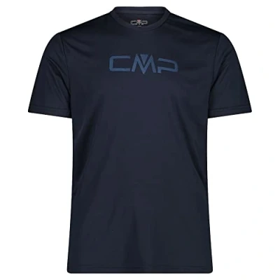 Abbildung von CMP T Shirt mit Rundhalsausschnitt Logo 39T7117P, B.blue dusty Blue, 46