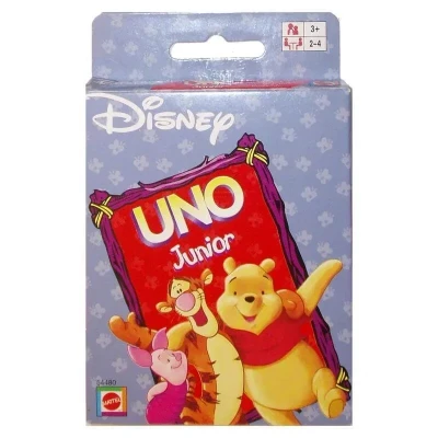 Abbildung von Kartenspiel Uno Junior mit Winnie Pooh