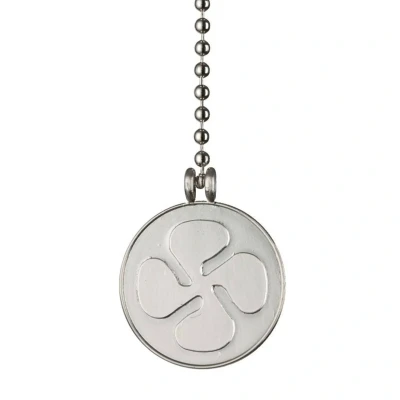 Abbildung von 77036 Ausführung in gebürstetem Nickel, Zugkette mit Ventilator Medaillon