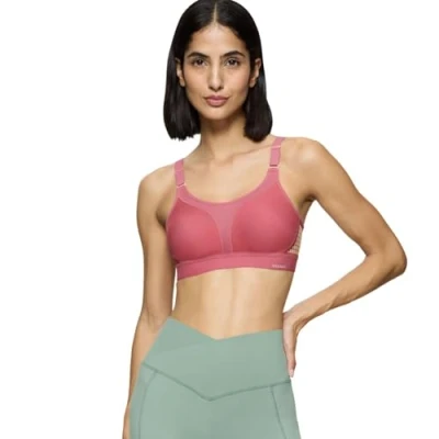Abbildung von triaction by Triumph Extreme LITE NON Wired Sportbh mit starker Stützkraft, Damen, Größe: 75E, Salsa