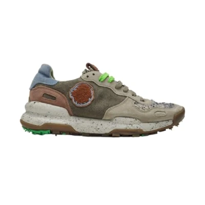Abbildung von Satorisan Chacrona Suede Casual Sneaker Herren und Damen Vintage Leder Sportschuhe Farbe Gravel Größe 40