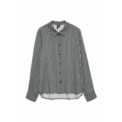 Abbildung von Vero Moda Vmbumpy Basic Shirt Hemdbluse, Damen, Größe: Medium, Snow white