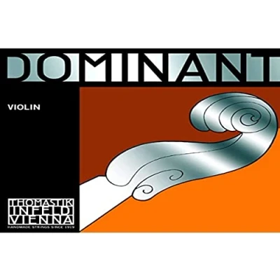 Abbildung von Thomastik 633626 Saiten für Violine Dominant Nylonkern, Satz 4/4 Stark E Stahlkern Alu. Umsponnen