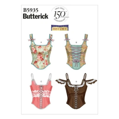 Abbildung von Butterick BTK 5935 D5 (12 14 16 18 20) B5935 Schnittmuster zum Nähen, Elegant, Extravagant, Modisch