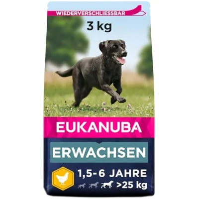 Abbildung von 3 kg Eukanuba Adult Large (WEG=WEG, max 2 pro Bestellung)...