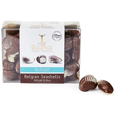 Abbildung von Balance No Added Sugar Belgian Chocolate Seashells 300 g