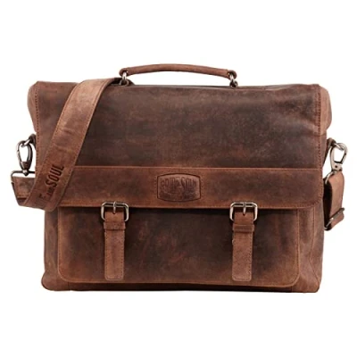 Abbildung von fixbag Businesstasche &quot;braun&quot;, mit Kompaktschiene zur Gepäckträgerbefestigung und Laptopfach