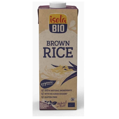 Abbildung von Bio Glutenfreier Brauner Reis Drink Isola Bio, 1L , AbbaFoods