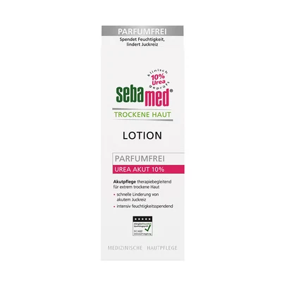 Abbildung von Sebapharma GmbH &amp; Co.KG Körperlotion SEBAMED Trockene Haut parfümfrei Lotion Urea 10%, 200 ml