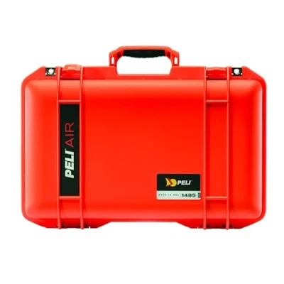 Abbildung von PELI 1485 Air Koffer, Leichter Schutzkoffer für DSLR Kamera Equipment, Wasser und Staubdicht, 18L Volumen, Mit Schaumstoffeinlage (Anpassbar), Orange