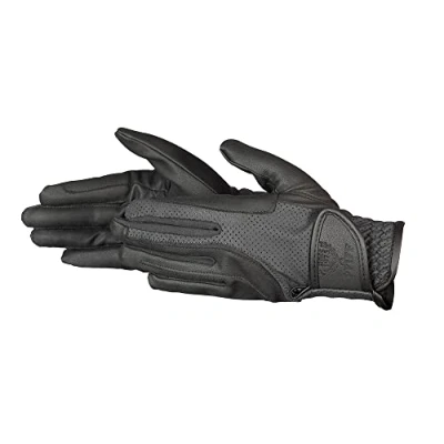 Abbildung von PFIFF Damen elastischer Reithandschuhe Handschuhe, schwarz, S