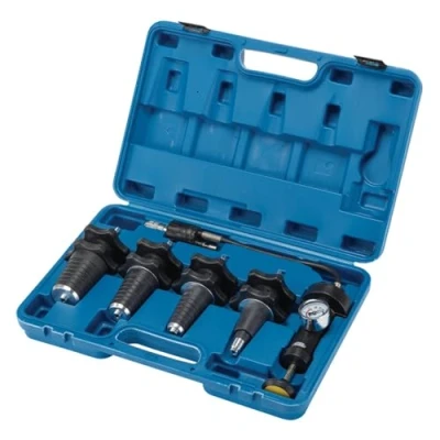 Abbildung von Draper 53591 Expert Universal Kühlsystem Drucktest Kit (5 Stück), blau und schwarz