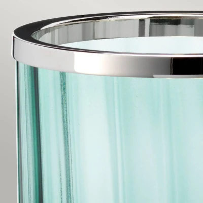 Abbildung von Elstead Lighting QN Arno GREEN PN QUINTIESSE Tischleuchte 1x9W LED GX53 3000K Nickel poliert, Glas prismatisch grün L:17.1cm H:36.4cm Ø17.1cm mit
