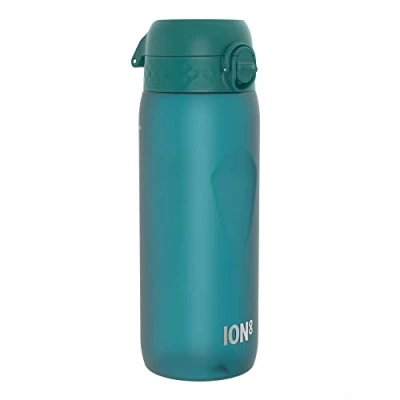 Abbildung von Ion8 Trinkflasche, 750ml, Auslaufsicher, Einhandöffnung, Sichere Verriegelung, Spülmaschinenfest, BPA frei, Tragegriff, Klappdeckel, Handgeformter Griff, Leicht zu Reinigen, Klimaneutral, Aqua