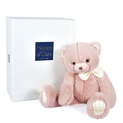 Abbildung von Histoire d&#039;Ours Plüschbär Rosa 30 cm Preppy Chic HO3132