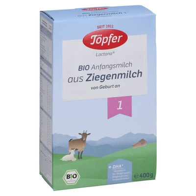 Abbildung von Töpfer Bio Anfangsnahrung auf Ziegenmilc 400 g