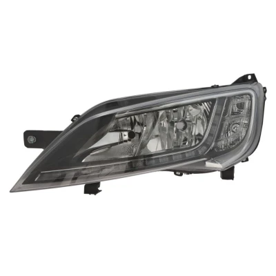 Abbildung von ABAKUS 552 1145LMLEMN1 Scheinwerfer links H7, WY21W, LED chrom ohne Lampenträger mit Stellmotor für LWR PX26d FIAT: Ducato III Kastenwagen