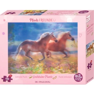 Abbildung von Horse Friends Lentikular Puzzle 3D Effekt