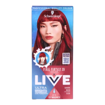 Abbildung von Schwarzkopf LIVE Ultra Brights 026 Dark Red