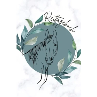 Abbildung von REITTAGEBUCH: A5 Notizbuch liniert für Reiter und Pferdeliebhaber Reitstunden Pferde Tagebuch Reitsport Reittraining Journal
