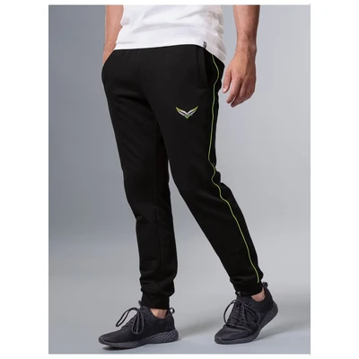 Abbildung von Trigema Jerseyhose &quot;TRIGEMA Jogginghose mit kontrastfarbigen Streifen&quot;, (1 tlg.)