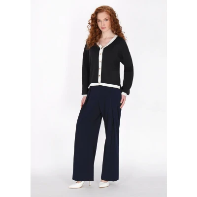 Abbildung von Strickjacke DREIMASTER S / Marine 75% Viskose 25% Polyester