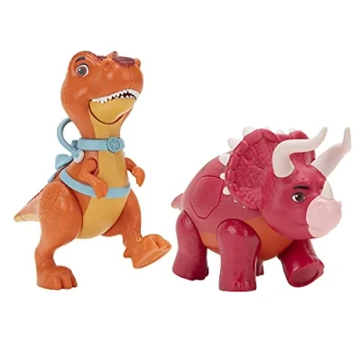 Abbildung von Mattel® Actionfigur Dino Ranch Dinosaurier Deluxe Figuren Pack Biscuit und Angus