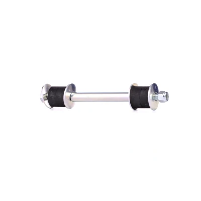 Abbildung von FEBI BILSTEIN 41630 Koppelstange M10 x 1,5 mit Lager, Mutter, Unterlegscheiben Stahl silber KIA: SORENTO 1, Magentis I, Joice