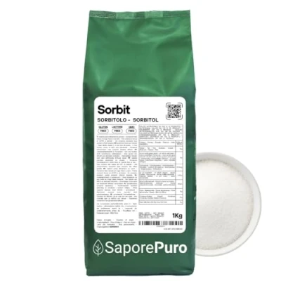 Abbildung von Saporepuro SORBIT pulver alternativer Zucker mit niedrigem glykämischen Index 1000 GR