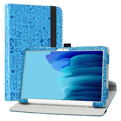 Abbildung von LiuShan Kompatibel mit Samsung Galaxy Tab A7 Rotating hülle, 360rotierenden Drehbares Standfunktion hülle für 10.4&quot; 10.4 (2020) T500 T505 Tablet,Blau