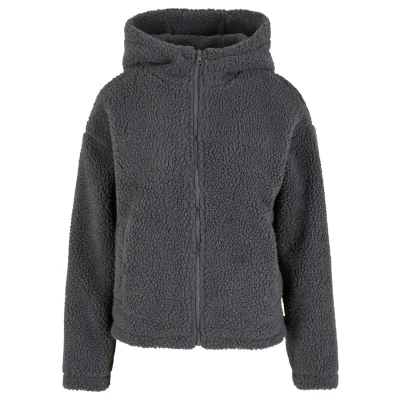 Abbildung von Urban Classics Fleecejacke, Damen, Größe: Large, Cloudgrey