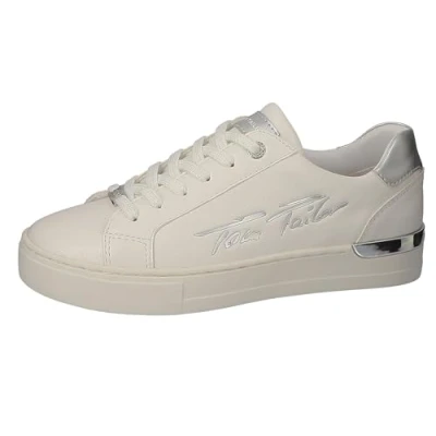 Abbildung von TOM TAILOR Damen 5392305 Sneaker, Weiß, 37 EU