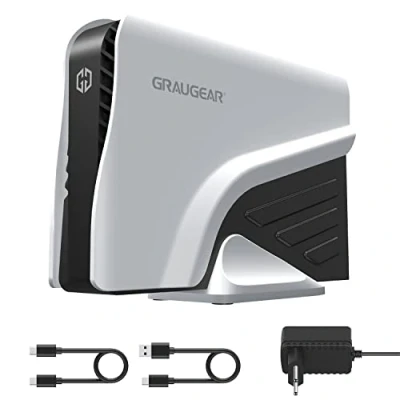 Abbildung von GRAUGEAR G 3501 A 10G 8TB externe HDD Festplatte, 8 TB Festplatte für Playstation 4, 5, USB 3.2, 3,5 Zoll