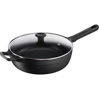 Abbildung von Tefal Schmorpfanne &quot;Trattoria Pro&quot;, Aluminiumguss, Robust, Antihaftversiegelung,Temperaturanzeiger, 28 cm, Induktion