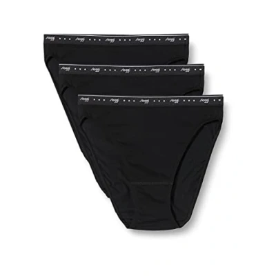 Abbildung von sloggi Damen 24/7 100 H Tai 3P, BLACK, 38