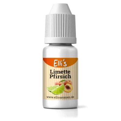 Abbildung von Ellis Aromen Limette Pfirsich NATURIDENTISCHES Lebensmittelaroma Für Speisen &amp; Getränke 10 ml
